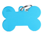 Medalion BONE LIGHT BLUE ALU