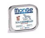 MONGE DOG SOLO Pate 100% lamb