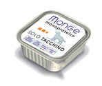MONGE DOG SOLO Pate 100% turkey