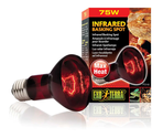 Bec infraroșu pentru încălzirea terariului Exo Terra Heat Glo Infrared Lamp, 75W