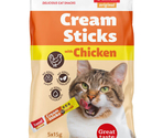 SANAL Cat Cream Sticks with Chicken 75g-5 sticks