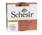 SCHESIR Cat Can Broth Chicken with Sea Bream