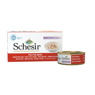 SCHESIR Cat can Chicken Fillets With Duck 6x50gr