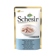 SCHESIR Cat Pouch Tuna With Cod (Hake) Jelly 85gr