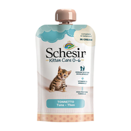 SCHESIR Cat POUCH KITTEN CREAM 0-6 Tuna 150gr