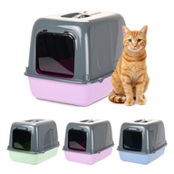 Litieră acoperită pentru pisici CLEAR CAT 10