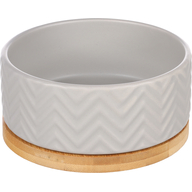 Castron ceramic Bianco Round Grey