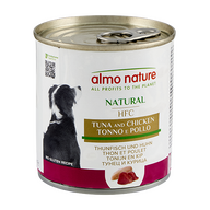 ALMO NATURE Dog HFC Can Natural Tuna and Chicken