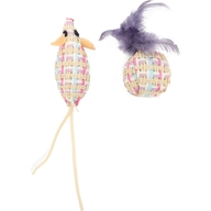 Игрушка для кошек Texa Ball+Mouse Purple