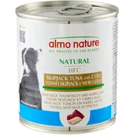 ALMO NATURE Dog HFC Can Natural Skip Jack Tuna and Cod