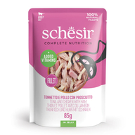 SCHESIR C&B Wet Cat Chicken with Ham in jelly pouch
