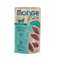 MONGE Cat Natural Pouch Tuna with duck in jelly