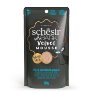 SCHESIR AFTER DARK VELVET MOUSSE Cat POUCH CHICKEN/DUCK 80gr