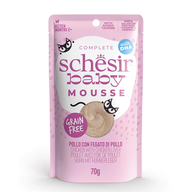 SCHESIR BABY Cat pouch Mousse Chicken With Liver