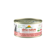 ALMO NATURE Cat HFC Can Made in Italy Natural Salmon with Tuna 70g