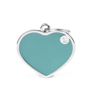Medalion LIGHTBLUE CUORE L AZZURRO BASIC HANDMADE