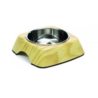 BEEZTEES металлическая миска Natural Wood