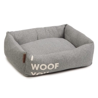 Beeztees диван хлопковый WOOF YOU Grey 55x50x20cm