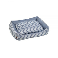 Beeztees диван хлопковый ZIGZAG Blue 55x50x20cm