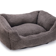 Beeztees лежак плюшевый KADI Grey 47x37x18cm