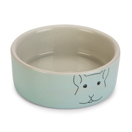 BEEZTEES керамич. миска для морск. свинок FRINCA Grey/Mint