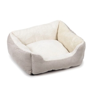 Beeztees лежак плюшевый для собак MOGINA Grey 55x50x20cm