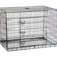 BEEZTEES Клетка для собак DOG BENCH 2-DOORS Black 121x78x84cm