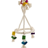 BEEZTEES веревочная игрушка для птиц SWIGGY
