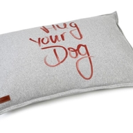 BEEZTEES подушка-лежак HUG YOUR DOG Grey 100x70xm