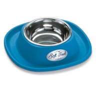 Castron din inox cu suport din cauciuc în asortiment