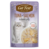 Cat Fest Pouch Tuna with Salmon