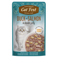 Cat Fest Pouch Duck with Salmon