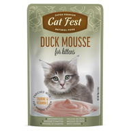 Cat Fest Pouch Duck mousse for Kittens