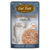 Cat Fest Pouch Salmon with Calamari