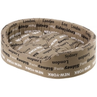 FERPLAST Подушка хлопок DANDY 45 Cush. Brown Cities