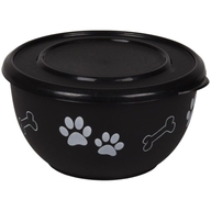 Flamingo миска металлическая KENA WITH LID m