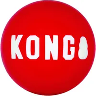 Flamingo игрушка резиновая KONG Signature Balls 2-PK Med