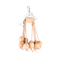 Flamingo jucărie din lemn pentru păsări APPI BALLS