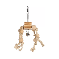 Flamingo деревянная игрушка для птиц BBQ Parakeet Hanger