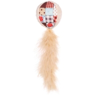 Flamingo Jucărie pentru pisici VINTA BALL+FEATHER