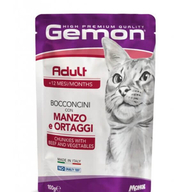 GEMON CAT POUCH ADULT Beef/Vegetables