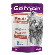 GEMON DOG POUCH ADULT SALMON 100gr