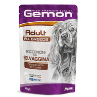 GEMON DOG POUCH ADULT WILD GAMES 100gr