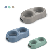 GEORPLAST Миска пластик. Double Pet Bowl 30x17x6cm