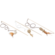 Игрушка-удочка WOODEN CAT WHIP