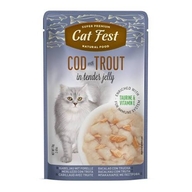 Cat Fest Pouch Cod with Trout