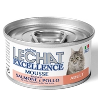 LECHAT EXC. MOUSSE ADULT SALMON/CHICKEN 85gr