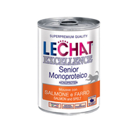 LECHAT EXC. PATE SENIOR SALMON/SPELT 400gr