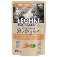 LECHAT EXCELLENCE POUCH CHUNKIES STERILIZED Salmon/Vegetables