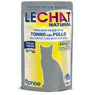 LECHAT NATURAL Pouch Tuna and chicken 80gr